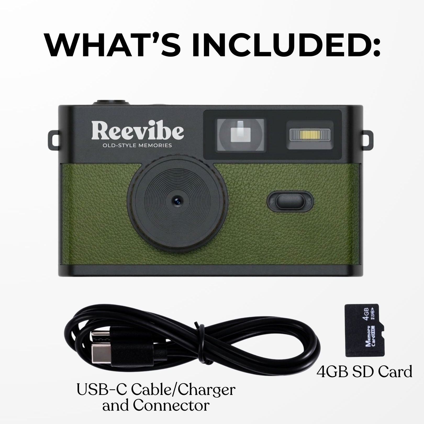Reevibe Camera™ - Olive Green